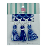 Evening in Byzantium 3.5″ Tassel Trim Sample Navy