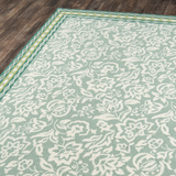 Hampton Court Wool Blue and Green Area Rug