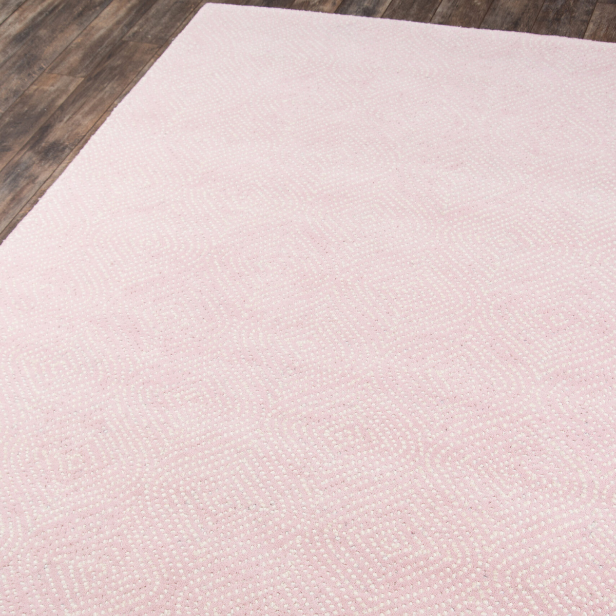 Roman Holiday Pink Wool Indoor Area Rug