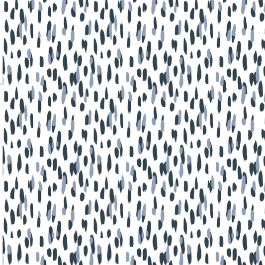 Club House Navy Wallpaper Sample