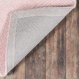 Roman Holiday Wool Pink Area Rug