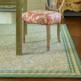 Hampton Court Wool Blue and Green Area Rug