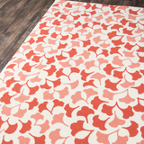 Forest Glade Red All-Weather Indoor/Outdoor Area Rug