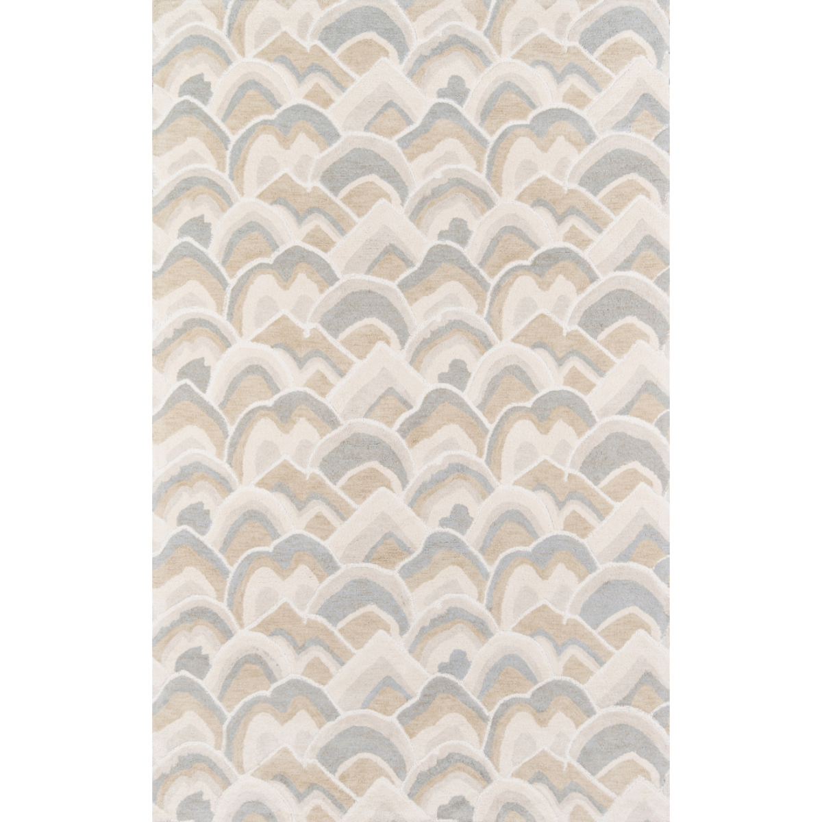 Cloud Club Taupe Indoor Hand-Tufted Cotton Area Rug