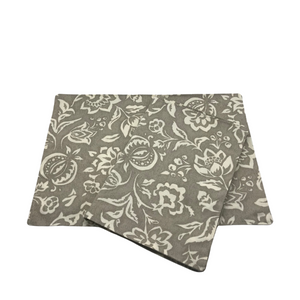 Hampton Court Oyster Grey Placemats, Set of 4