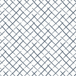 Navy Blue and white Fabric featuring a navy blue trellis pattern on a white background from Madcap Cottage