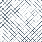 Navy Blue and white Fabric featuring a navy blue trellis pattern on a white background from Madcap Cottage
