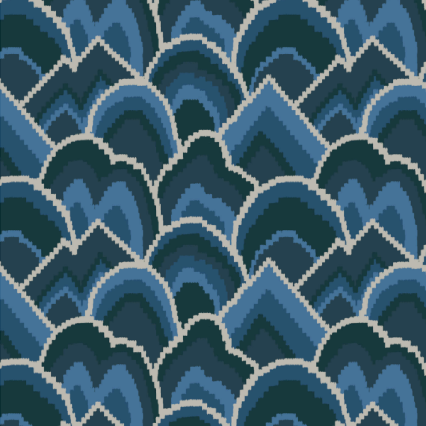 El Morocco Indigo Fabric Sample