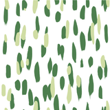Club House Meadow Green Fabric with a brushtroke pattern in a light and dark tone green. 