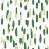 Club House Meadow Green Fabric with a brushtroke pattern in a light and dark tone green. 