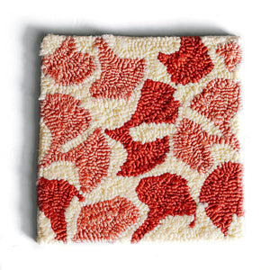 Forest Glade Red Rug Sample