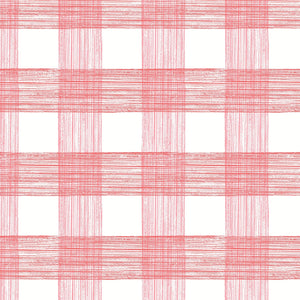 Gin Lane Rhubarb Pink Wallpaper