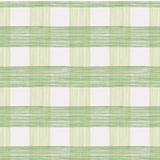 Gin Lane Gingham Fabric - Celery Green
