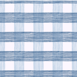 Gin Lane Gingham Fabric - Swedish Blue