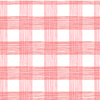 A large scale white and pink gingham fabric called Gin Lane by Madcap Cottage