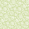 a green and white floral and pomegranate fabric by madcap cottage called Hampton Court in meadow green 