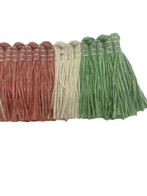 Tri-Color 1.75″ Brush Trim Sample | Meadow Green