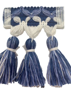 Evening in Byzantium 3.5″ Tassel Trim Sample Navy