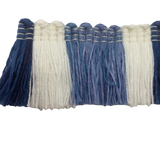 Tri-Color 1.75″ Brush Trim Sample | Navy