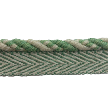 Barbados Green Cord with Flange Trim
