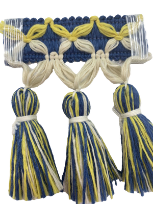 Evening in Byzantium 3.5″ Tassel Trim Sample Lemon Grove Yellow