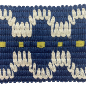 Summer in Crete 2.5″ Tape Trim Sample Lemon Grove Yellow