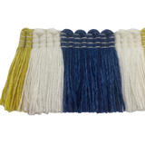 Tri-Color 1.75″ Brush Trim Sample | Lemon Grove Yellow