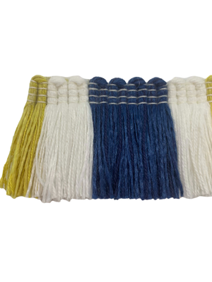 Tri-Color 1.75″ Brush Trim Sample | Lemon Grove Yellow