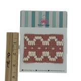 Summer in Crete 2.5″ Tape Trim Sample Southampton Pink