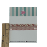 Knot’s Landing 1/4″ Cord with Flange Trim Sample Southampton Pink