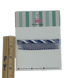 Knot’s Landing 1/4″ Cord with Flange Trim Sample Navy