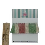Tri-Color 1.75″ Brush Trim Sample | Meadow Green