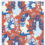 Imperial Palace Lacquer Red Wallpaper Sample