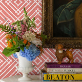 Island House Coral Pre-Pasted Wallpaper Sample