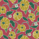 Jungle Garden Fabric - Strawberry