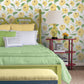 Jungle Garden Lemon Grove Yellow Peel & Stick Wallpaper Sample