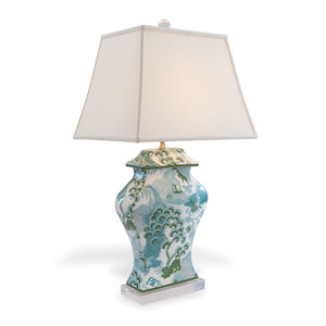 Old Peking Celadon Table Lamp