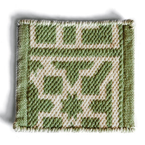 Lake Trail Green Rug Sample