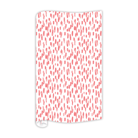 Clubhouse Coral and Pink Wrapping Paper
