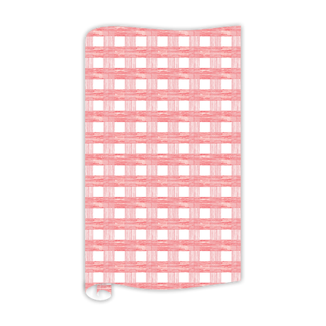 Gin Lane Check Pink Wrapping Paper