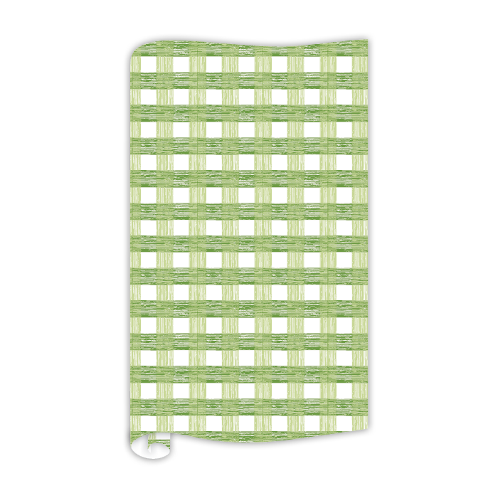 Wrapping Paper - Green Gin Lane Plaid
