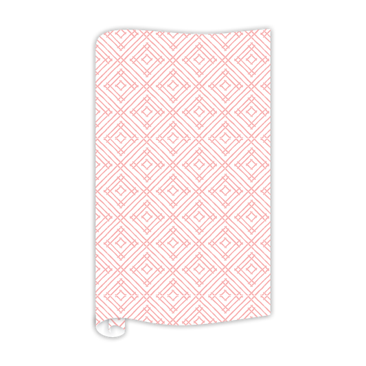 Wrapping Paper - Pink Island House Bamboo