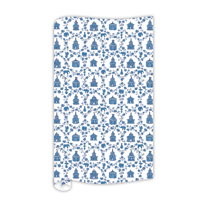 Wrapping Paper - Blue Fancy Tents
