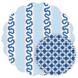 Harbor Trail/ Monserrat Paper Doily/Blue/PInk