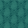 Green pineapple fabric with a lighter green pineapple motif