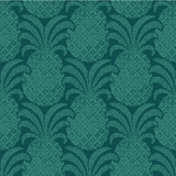 Green pineapple fabric with a lighter green pineapple motif