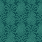Green pineapple fabric with a lighter green pineapple motif