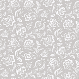 Hampton Court Large Fabric - Oyster Grey