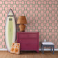 Bamboozled Bahama Pink Peel & Stick Wallpaper Sample