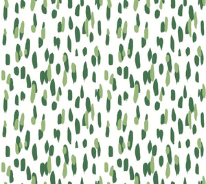 Club House Palm Green Peel & Stick Wallpaper Sample